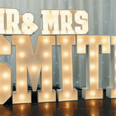 White Letters and Numbers