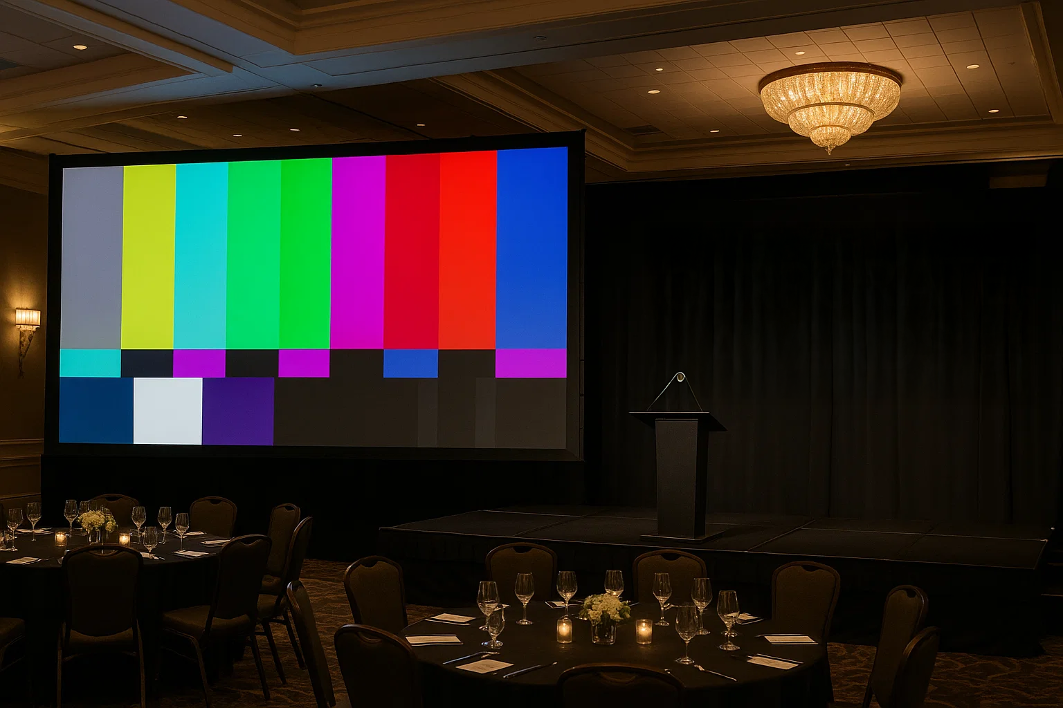 video wall hire